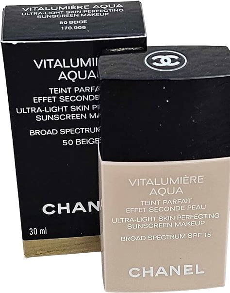 vitalumiere aqua chanel amazon|has chanel vitalumiere been discontinued.